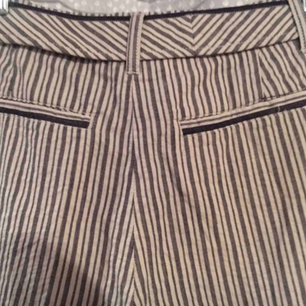 New Flared Seersucker Pants from Anthropologie